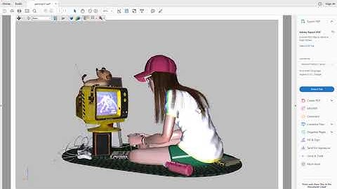 4D Publish: Exporting the Gamer.c4d scene to a 3D PDF
