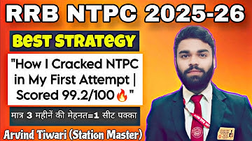 RRB NTPC 2025 EXAM || BEST STRATEGY || All Subject || 1 seat confirmed in just 3 months || #ntpc