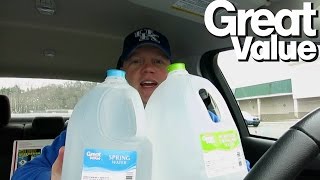 Great Value Spring Water vs Great Value Purified Drinking Water Great Value Purified Drinking Water Vs Spring Water Review