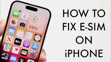 How To FIX E-SIM Not Working On iPhone! (2025)