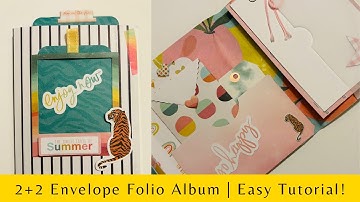 Interactive Envelope Folio Album | Flip Book | Happy Mail | Junk Journal Insert | EZ Tutorial!