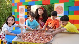 Heidi Zidane and Friends order the biggest pizza