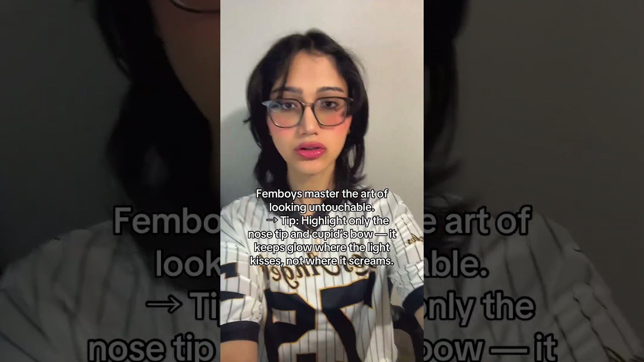 Femboy untouchable making look high liter nose