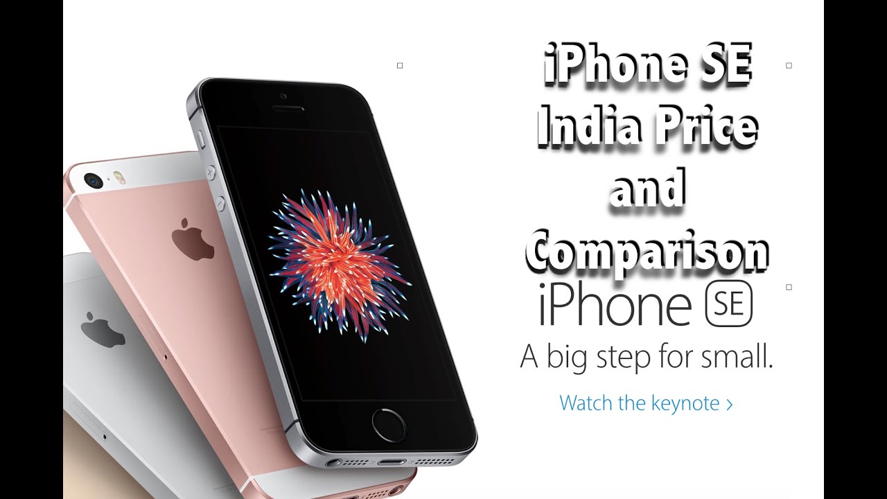 iPhone SE India Availability, Expected Price, Good and Bad - YouTube