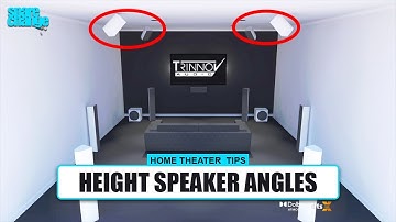 Should Height Speakers Be Angled for Dolby Atmos & DTS:X? Home Theater Talk w/ Trinnov