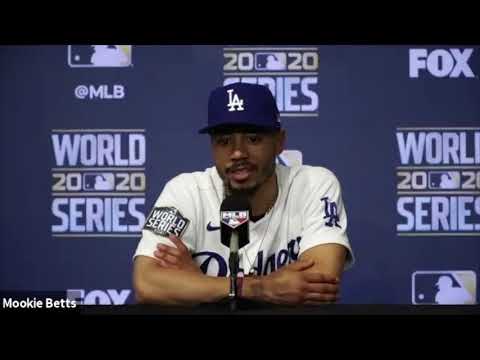 2020 World Series: Mookie Betts sees Dodgers teammates as family