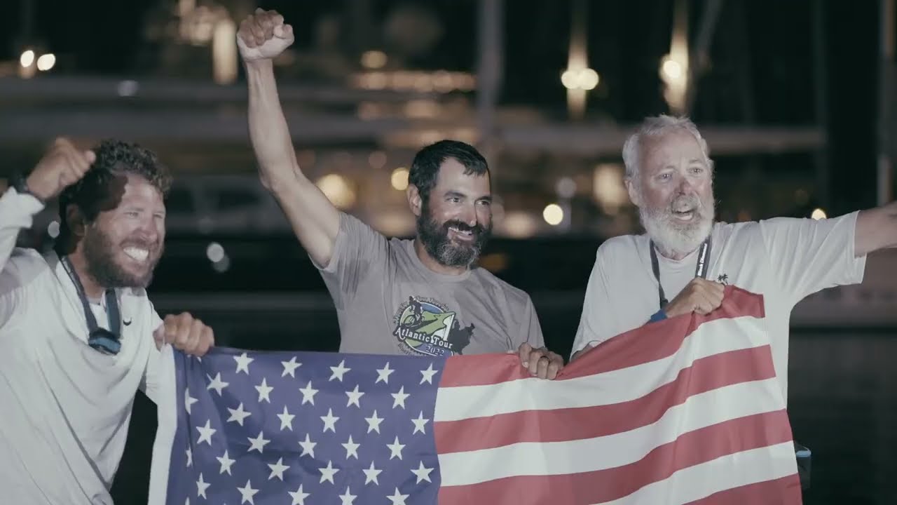 Mission accomplished: 3,000-mile row across the Atlantic Ocean