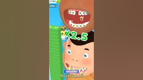 Smile Rush 🦷Mobile Gameplay By NextGamer (Android,iOS) Level 6