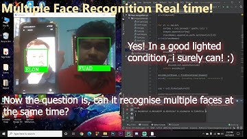 Real Time Face Recognition using HOG(Histogram of Oriented Gradients) method.