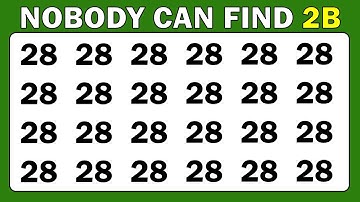 Quick Eyes test 👀 | Find the Odd One Out - Number and Later test