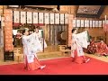 神明社祈年祭 「浦安の舞」 二人舞