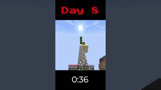 Playing Minecraft Skyblock 1 Minute Everyday - Day 8 #shorts