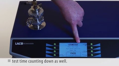 TitanTest Helium Leak Detector Auto Test Demo (LACO Technologies)