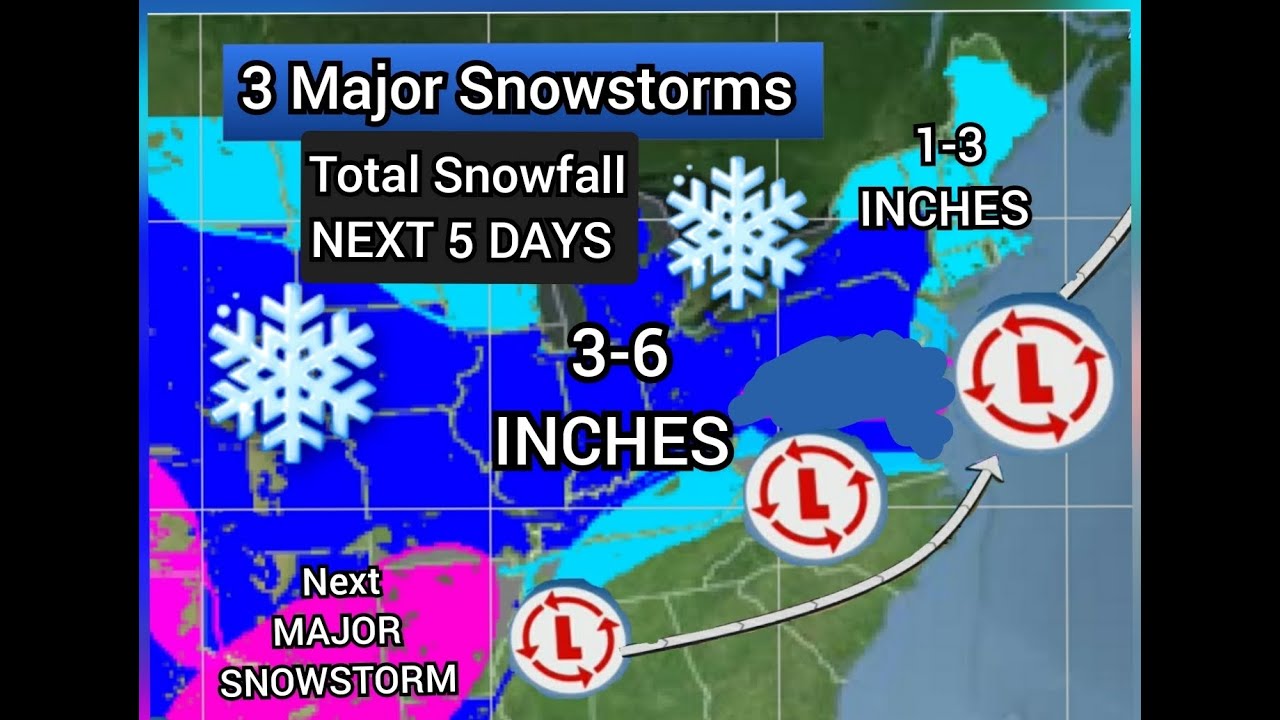Major Winter Storms Upcoming - YouTube