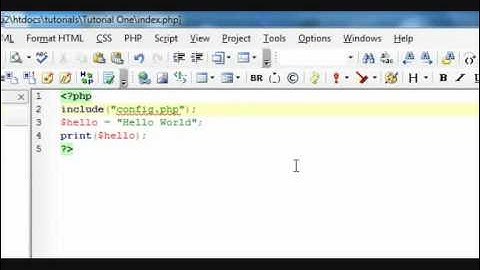 TechHelpPlus - PHP Tutorial - Echo, Print & Insight into Includes