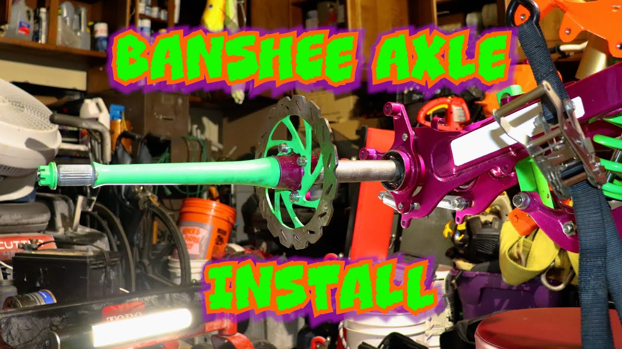 Banshee Axle Install YouTube