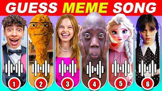 Guess The Meme & Who's Singing| Lay Lay, King Ferran, Salish Matter, MrBeast, Tenge Tenge Song,Mario