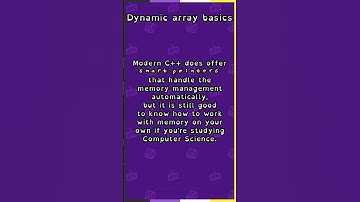 Dynamic arrays in C++ #cplusplus #cpp #programming #arrays #pointers