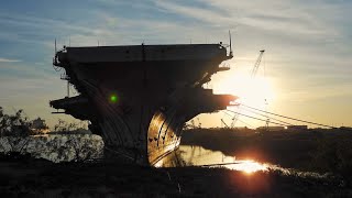 Scrapping The USS Kitty Hawk (Texas Country Reporter)