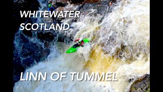 Whitewater Kayaking the Linn of Tummel, Scotland - Paddlers from Glasgow Uni