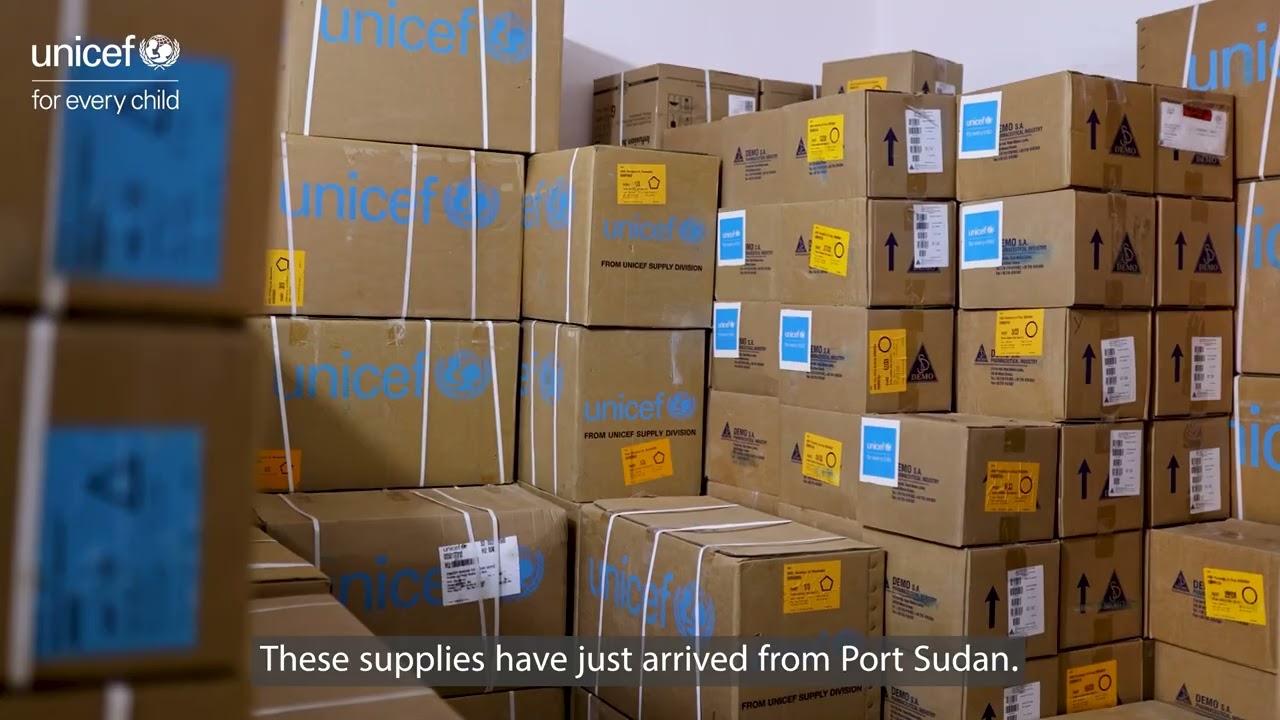 Sheldon Yett: UNICEF delivers cholera supplies to Sennar, Sudan