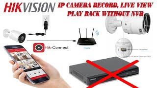 hikvision cctv camera with memory card