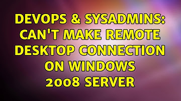 DevOps & SysAdmins: Can
