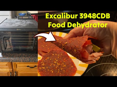 Excalibur 3948CDB Food Dehydrator Tested: Tomato Wrap Sandwich ⭐ CookingGizmos