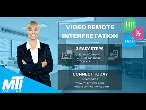 Video Remote Interpretation from MTI: Connect in 3 Easy Steps