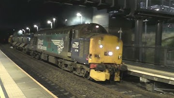 37716 and 37407 on the West Yorkshire RHTT. 06/10/23.