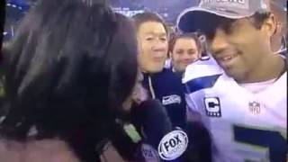 Russell Wilson Post Game Interview After Winning Super Bowl XLVIII - Why Not You!!!