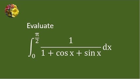 2023 MIT Integration Bee, quarter final # 4 question # 1