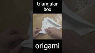 Triangular box #box #tutorial #short