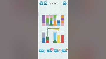 water sort jigsaw puzzle game level 609 numpuz android iOS games All level Gameplay brain color game