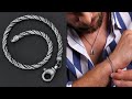 Dainty 925 silver chain bracelet for men, gift for him by Emmanuela®