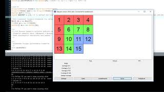 15 puzzle solver A* (just demonstration) screenshot 1