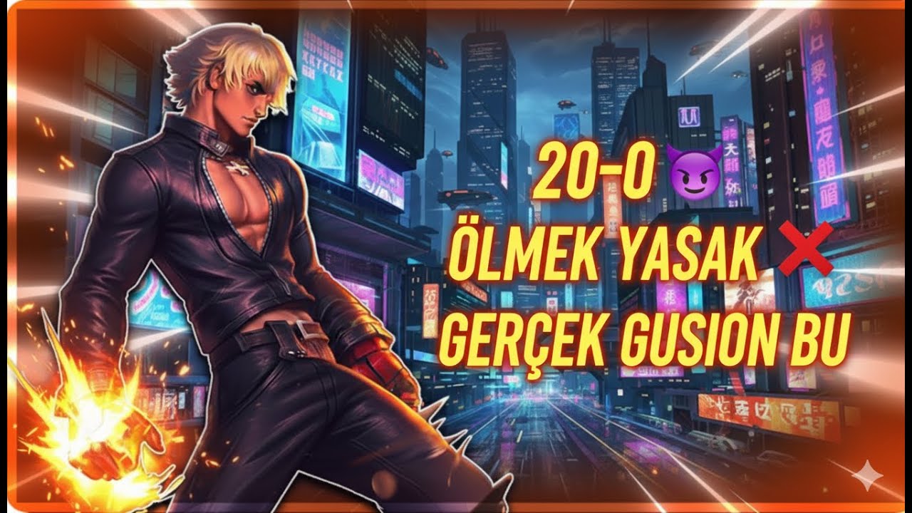 GUSION MAINİ MISIN? 😏 | 0 DEATH 20 KILL | Mobile Legends