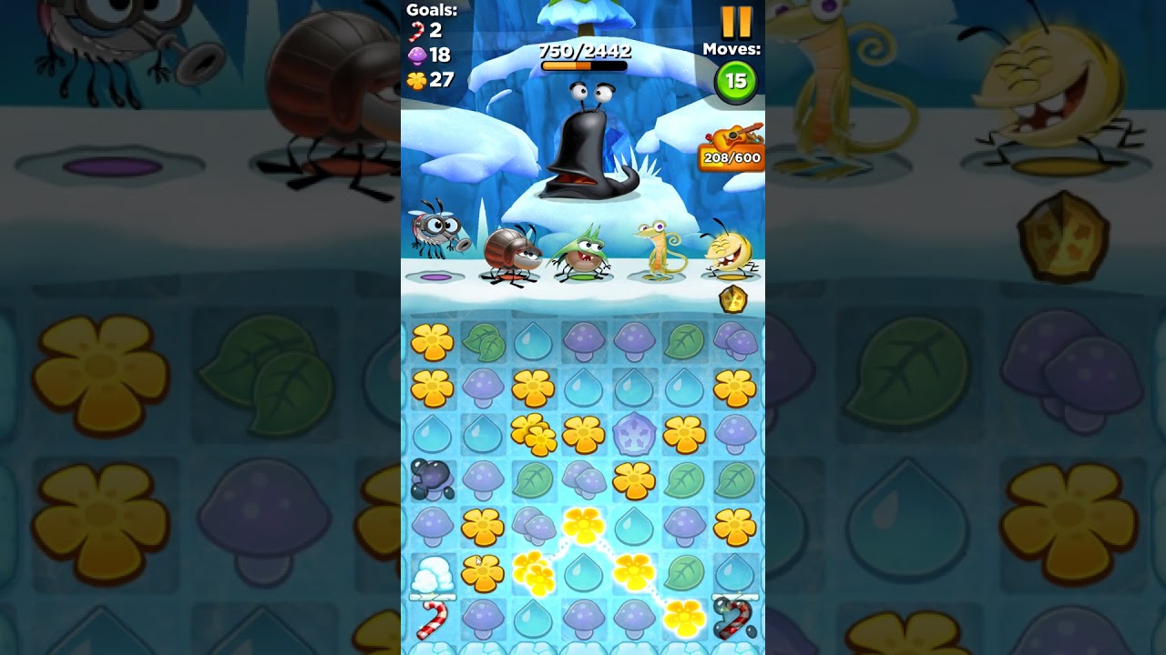 Best Fiends level 39 no boosters