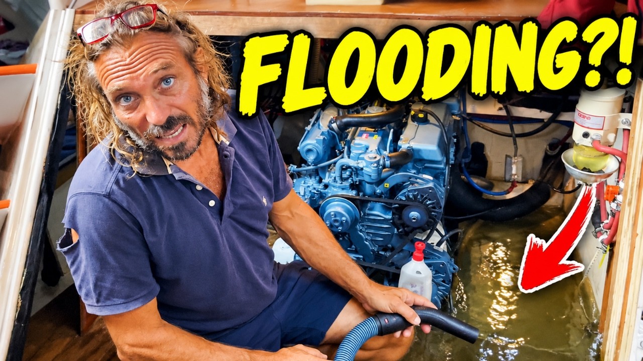 ⁣Our Engine Room Is Flooding… Where Is the Water Coming From? | S3 Ep 21