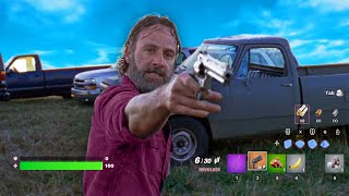 Rick And Negan Fight But Its In Fortnite