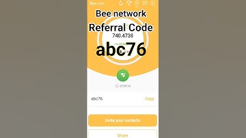 bee network invitation code | Bee network invite code #beenetwork  #miningapp