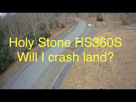 First Flight! HolyStone HS360S Drone Review & Test - MUST WATCH!