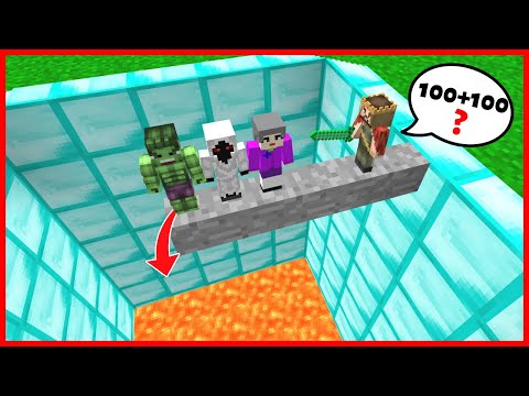 SORUYU BİLEMEZSEN LAVA DÜŞERSİN! 😱 - Minecraft