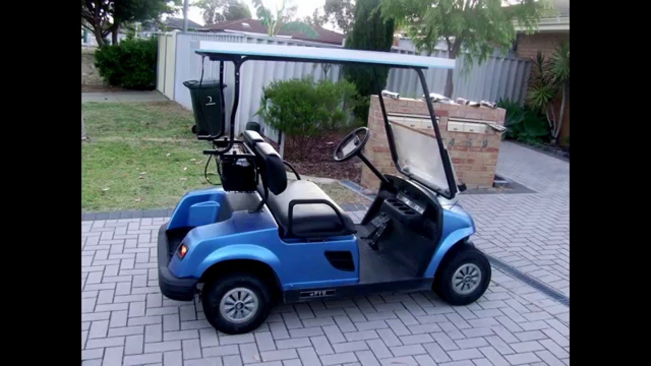 electric golf buggy cart diy roof solar panel system charge