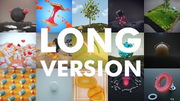 DAILY CINEMA 4D WORKS - 2 (LONG VERSION)