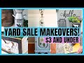 THRIFT FLIPS FOR BEGINNERS! | DIYS USING $3 AND UNDER THRIFTED FINDS | Yard Sale Makeovers 2024