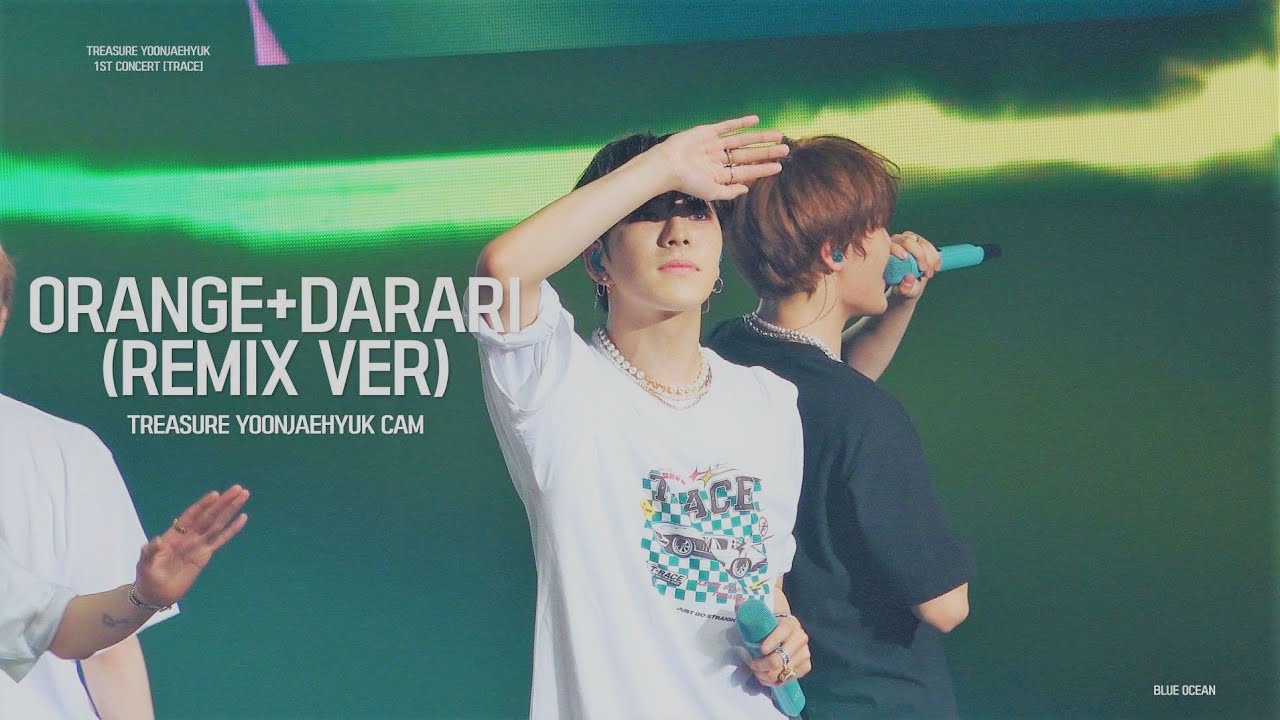 TREASURE 1ST CONCERT 오렌지&다라리(리믹스버전)-트레저 윤재혁 직캠/ORANGE&DARARI(REMIX VER)-YOONJAEHYUK