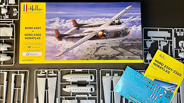 Sprue review: Heller Nord 2501 and 2502 Noratlas 1/72 (rating ⭐️⭐️ of 5)