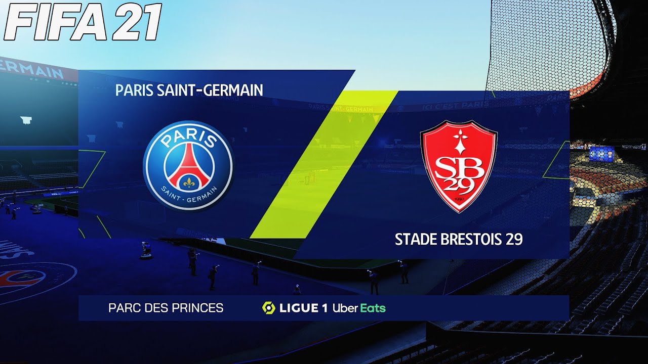 FIFA 21 - Paris Saint Germain vs. Stade Brestois | Ligue 1 Eat 2020/ ...