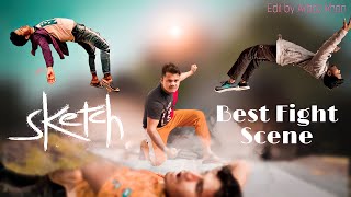 Sketch movie fight scenespoof | Best action scene in hindi | South 2021 Film |  Pushpa Full movie |